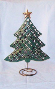 Albero Di Natale Ebay.Commercio Equo E Solidale In Metallo Albero Di Natale Lampada Candela Ebay