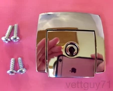 NEW Genuine SKB/Franzen 1401 Instrument Case Locking Buckle Latch, Chrome/Silver