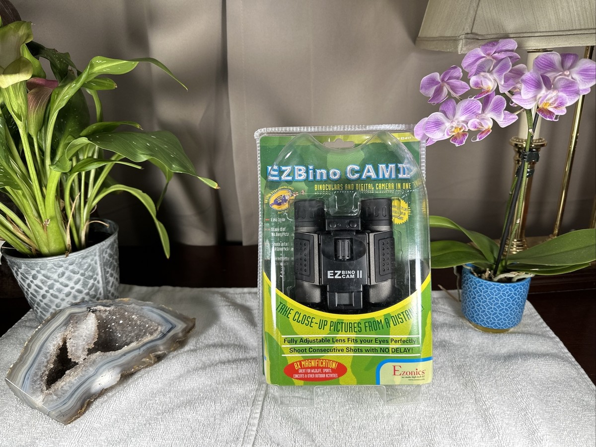 Vintage SEALED Ezonics EZ-617 EZBino Cam2 Binoculars Built-In