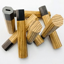 Zebra wood Japanese-style Chef Fish Cutter Grips Knife Octagonal Handle Material
