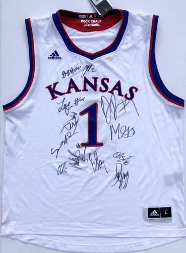 2018-19 KANSAS JAYHAWKS TEAM SIGNED 