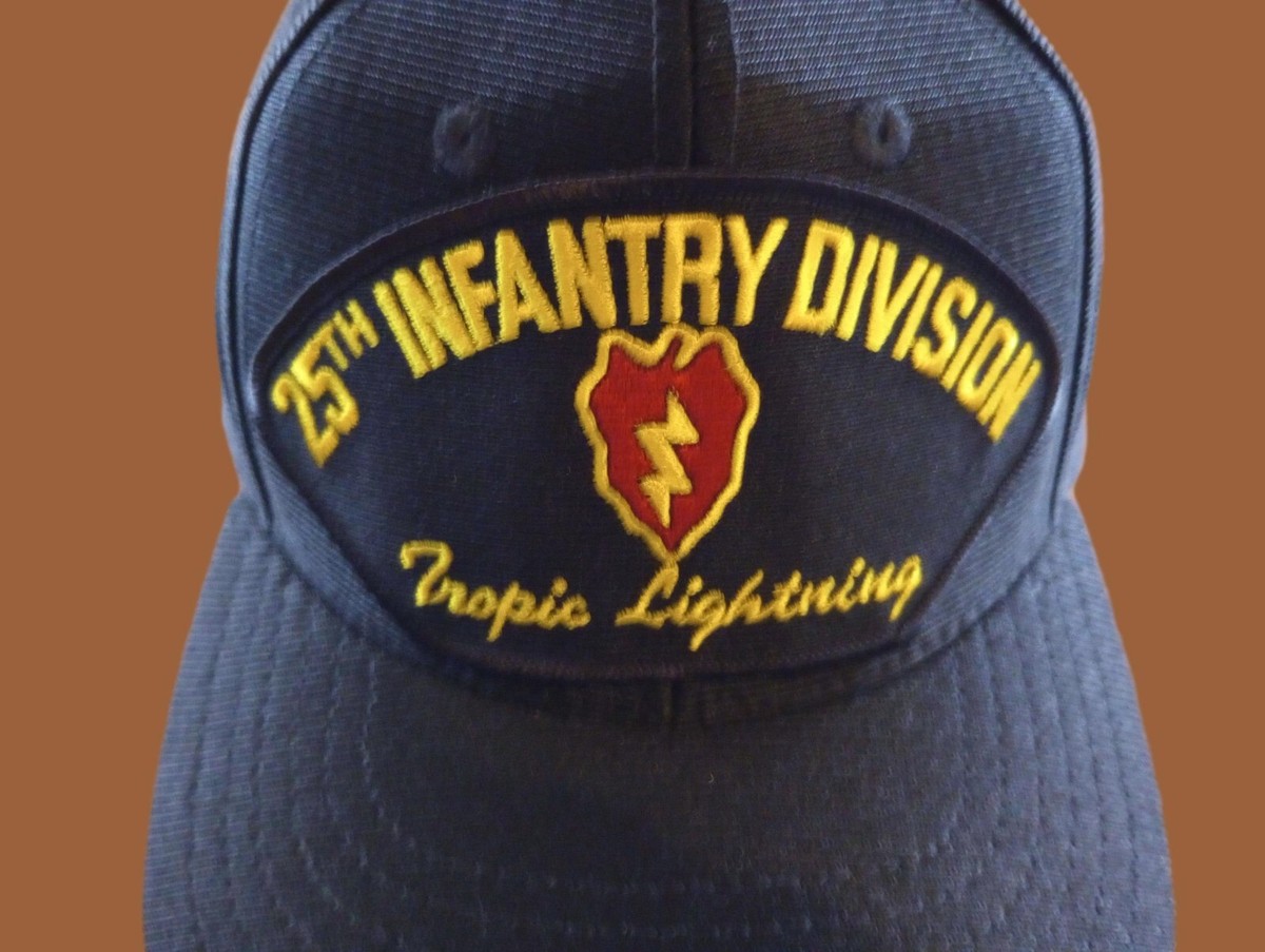 U.S ARMY 25th INFANTRY DIVISION HAT U.S MILITARY OFFICIAL BALL CAP