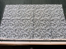 Debbie Mumm - South Sea Imports - Holly on Blue Background - 1 Yard Fabric.