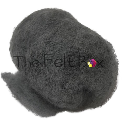 Carded Felting Wool Needle 3D Brown Grey White Black Green Blue Batt The FeltBox - Picture 5 of 163
