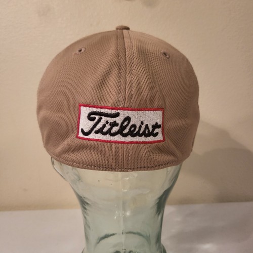 Titleist By New Era Riverbend Fitted Hat Medium-Large Tan Cap - Picture 3 of 9