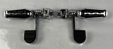 CHROME AND RUBBER FOOTPEGS W STIRRUPS UNBRANDED