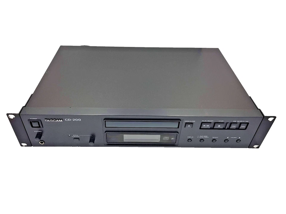 Tascam CD-200 Professional CD MP3 Compact Disc Player Stereo Deck Rackmount Vtg - Image 3 of 4