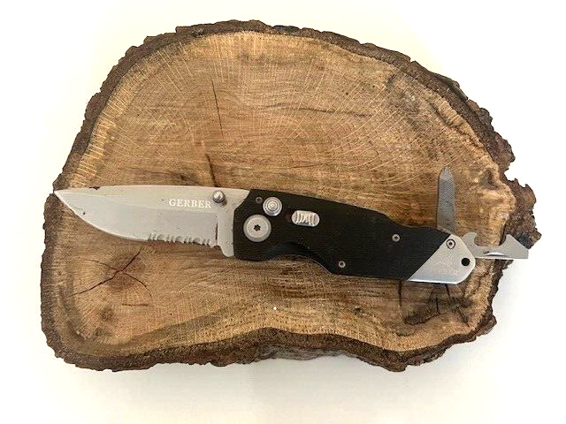 Gerber Obsidian Multi-Tool Lock Folding Pocket Knife with Bottle Opener