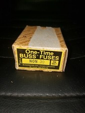 Bussmann Buss 30 Amp 250V One-Time Cartridge Fuse LOT OF 10 