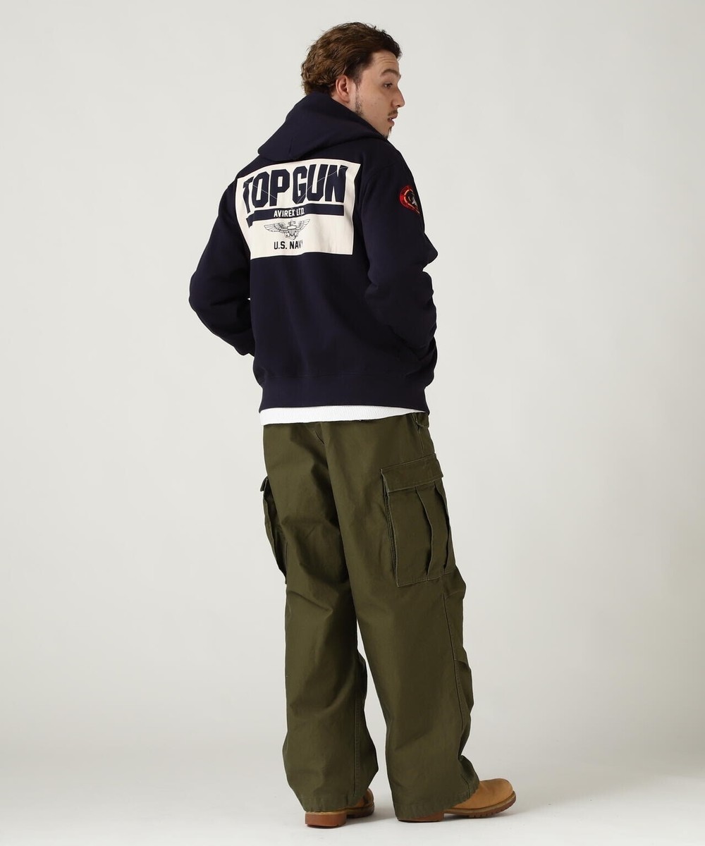ASK availability first) AVIREX LONG SLEEVE ZIP PARKA DUST DEVILS