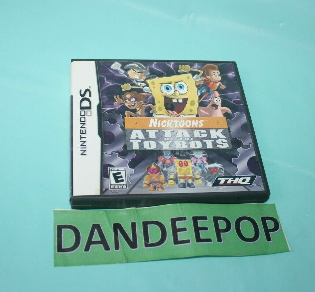 Nicktoons: Attack of the Toybots (Nintendo DS, 2007) 785138361352