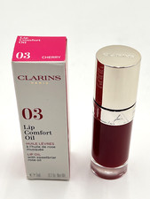 NEW CLARINS Lip Comfort Oil Hydrating visibly plumping shine in 03 CHERRY 7 ML