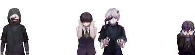 Anime one eyed ghoul multiple display kaneki ken Playmat Gaming Mat