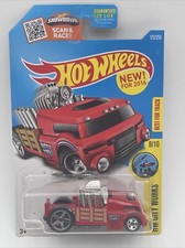 2016 Hot Wheels 173 HW City Works 8/10 CRATE RACER Red Variant w/5 Spokes