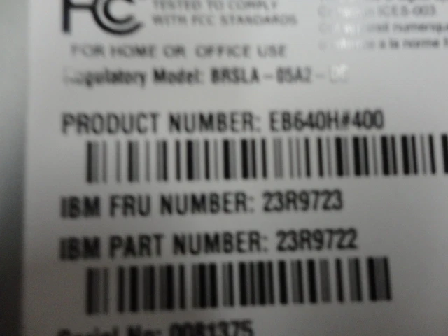 IBM DDS6 DAT160 SAS Internal Tape Drive PN 5619 23R9723 23R9722 46C2688 46C2689 - Image 2 of 3