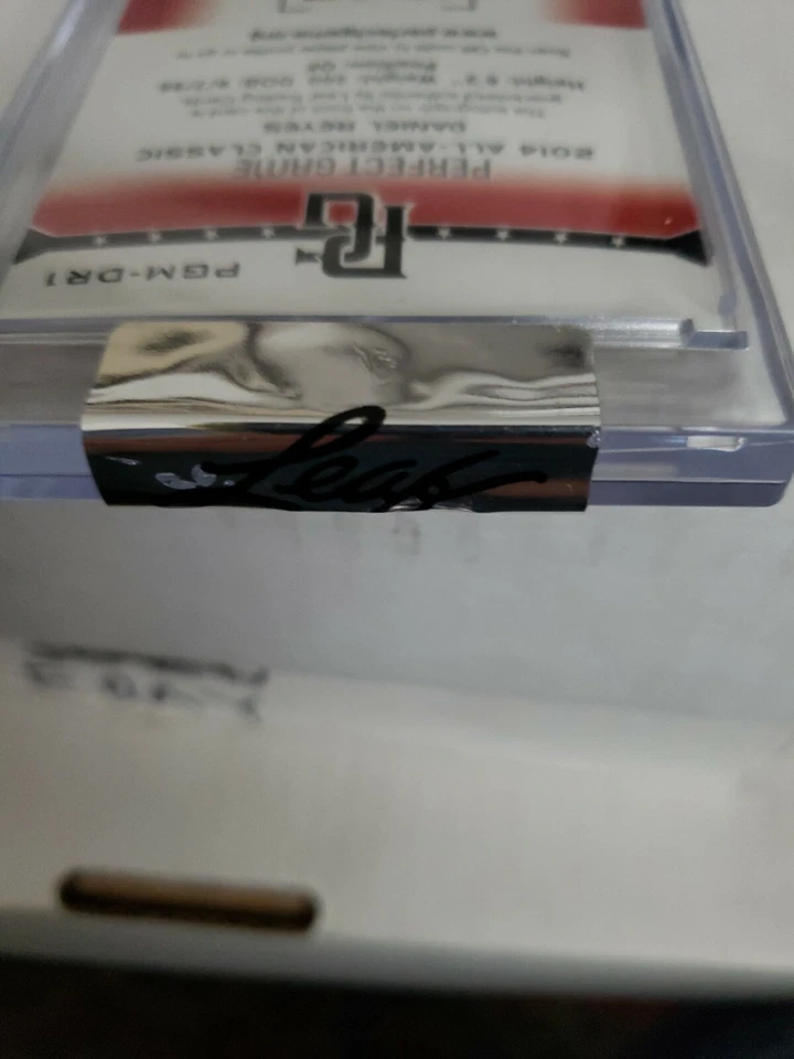 DANIEL REYES 1 OF 1 2014 LEAF DRAFT PERFECT GAME RETRO PROOF - Image 4 of 4