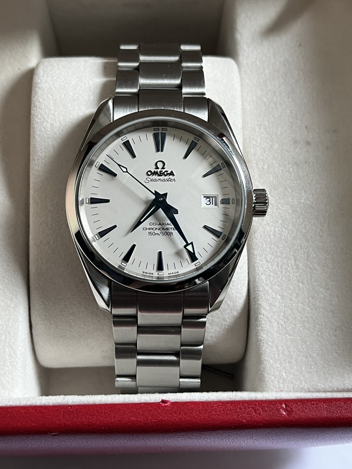 OMEGA Aqua Terra Chronometer White Men 