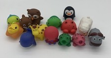 Rubber Bath Tub Toys Animal Lot Of 14
