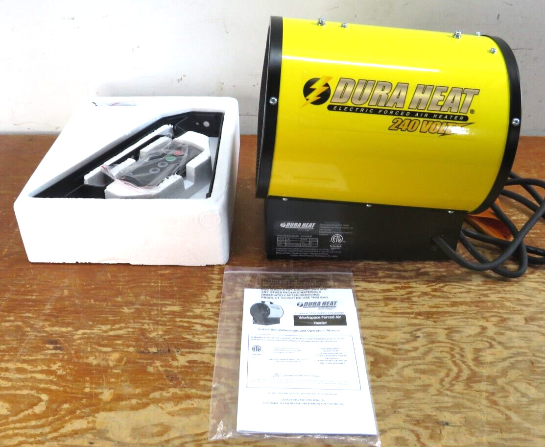 Duraheat Electric Forced Air space Heater 240 Volt with Remote Control  13204340001 | eBay
