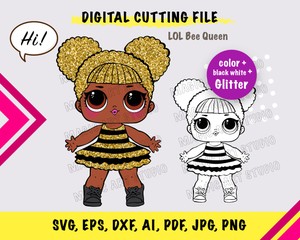 Free Free 127 Lol Surprise Queen Bee Svg SVG PNG EPS DXF File