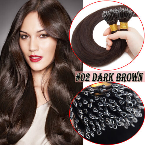 CLEARANCE Nano Ring Russian Real Remy Human Hair Extensions Loop Bead I Tip 200g - Picture 18 of 36