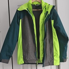 The North Face DryVent 2 In 1 Boys Ski Jacket Waterproof Hood Colorbl XL 18/20