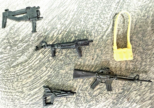 Vintage Authentic Lot Hasbro 1980’s G.I. Joe ARAH 3.75” Weapons Accessories
