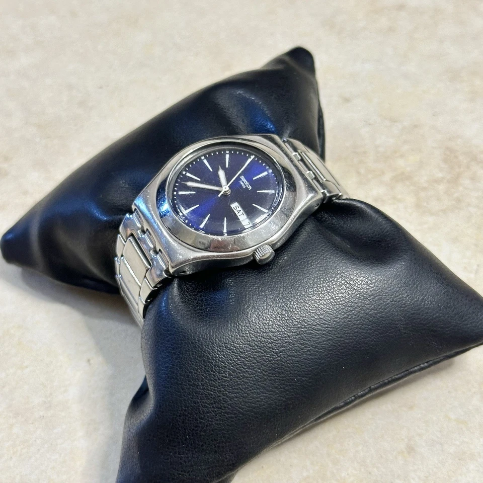 斯沃琪手表讽刺手表 罕见 复古 全新 Energizer 电池 已测试 工作 完美 — 第 4/4 张图片