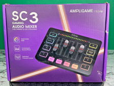 Fifine SC3 USB Gaming Audio Mixer XLR Interface RGB for Streaming PC Mac