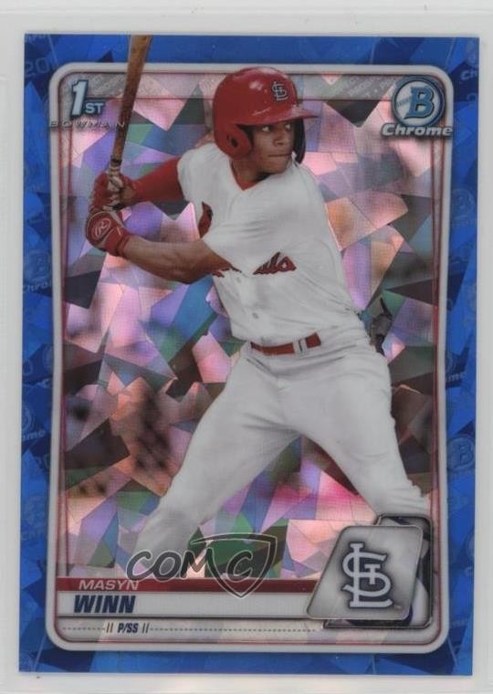 2020 Bowman Chrome Draft Sapphire Edition Masyn Winn #BD-59 4d3