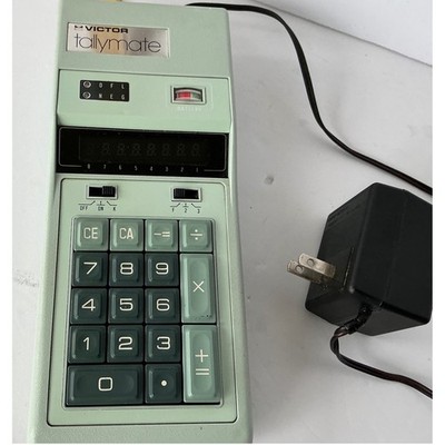 ＶＩＣＴＯＲ ヴィンテージ 計算機 ６０'Ｓ アメリカ Victor Tallymate Model 85 Calculator Vintage VFD Green Display