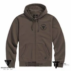 GENUINE Triumph Motorcycles Digby Full Zip Thru Hoodie - Iron / Black