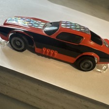 TYCO Chevrolet Camaro Slot CAR Command Control Orange Runs Fast Ship