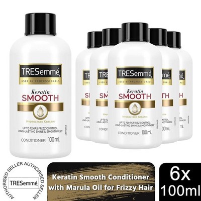 Tresemme Keratin Smooth Conditioner mit Marulaöl für krauses Haar 100 ml, 6 Stück