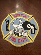 New York FDNY Fire Department E8 Patch B4