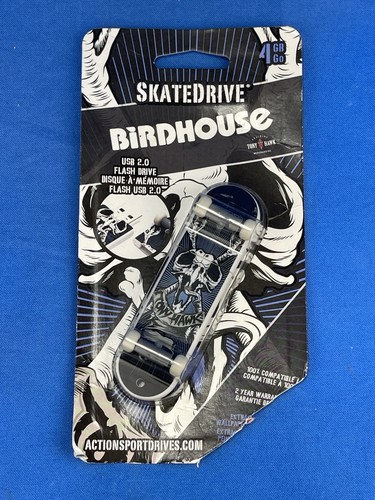 SkateDrive Tony Hawk Birdhouse USB 2.0 4GB Skateboard Flash Drive - NEW - 第 1/11 張圖片