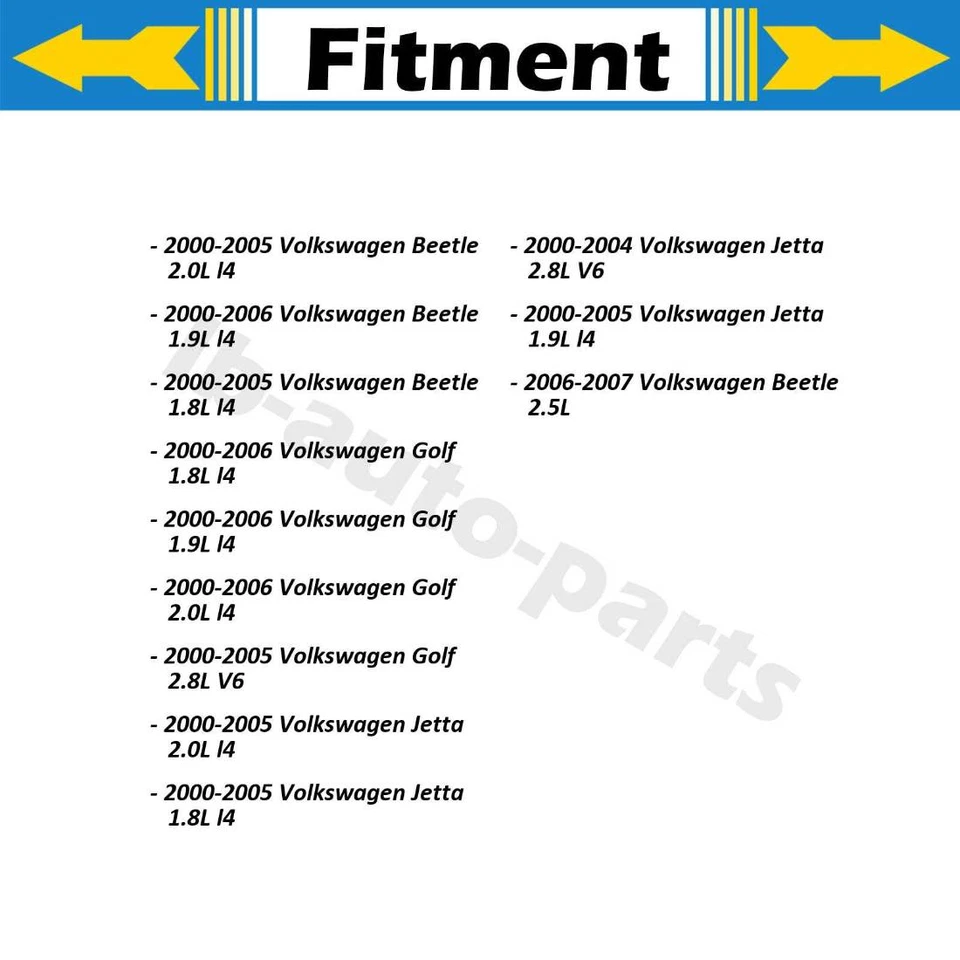 2x Linha de Mangueira de Freio Raybestos Frontal Para Volkswagen Jetta 2.0L 2000-2005 - Imagem 2 de 4