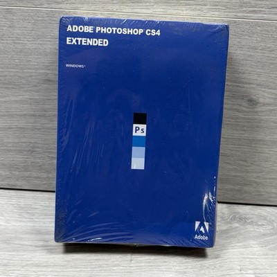 Adobe Photoshop CS4 Extended für Windows Retail Version 2 Disc Neu