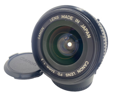 CLA`d [Near MINT] Canon New FD NFD 24mm f/2 Wide Angle MF Lens for F-1 A-1 AE-1
