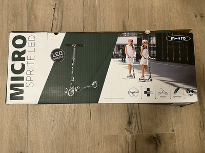 Micro Sprite LED Scooter   Klappbarer City Scooter mit LED-Rädern