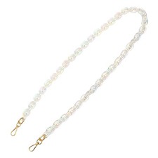 47 Inch Acrylic Chain Purse Strap Replacement Luxury Handbag Strap, Colorful