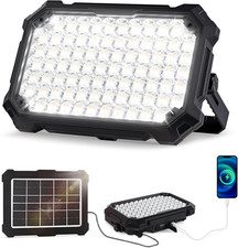 300W LED Solar Work Light Rechargeable 8000LM Portable Camping Lantern