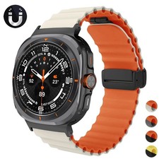 Ocean Silicone Sports Bracelet for Samsung Galaxy Watch Ultra 7 47mm