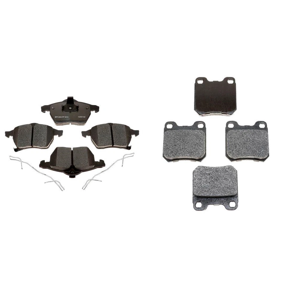 Pastillas de freno metálicas delanteras y traseras R-Line 2002 2001 Saturn L100 - Raybestos Foto 4 de 4