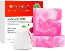 2 Pcs Yoni Soap Bars Feminine Wash,100% Natural Intimate Was