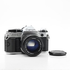 Canon AE-1 Program SLR Film Camera Kit w/ FD 50mm f1.4 Lens 988
