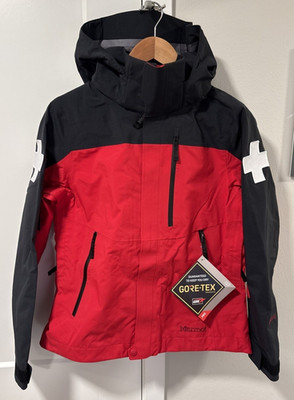 MARMOT Ski Patrol Womens L Gore-Tex Pro Red/Black Jacket/Parka Rescue NEW $500