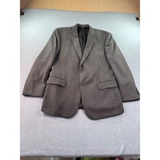 Jos. A. Bank Traveler's Collection 44R Wool Sport Coat Tailored Fit Houndstooth