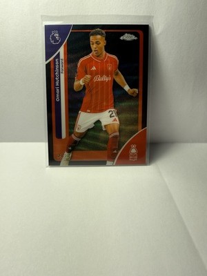 2025-26 Topps Chrome Premier League - Omari Hutchinson #160 Black Refractor 6/10