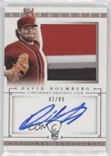 2014 Panini National Treasures Rookie Silhouette 82/99 David Holmberg Auto 5x8